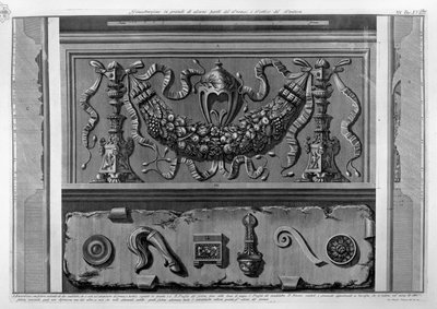 Panteón, lámina XIX de Francesco Piranesi